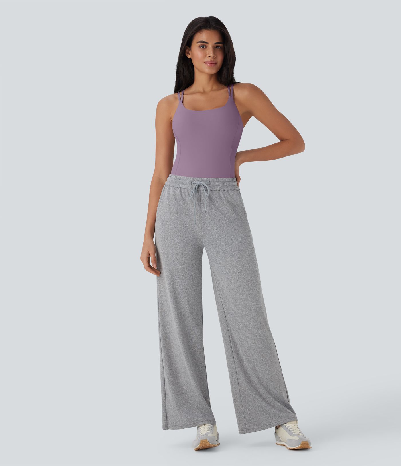 Halara UltraSculpt™ Cool Quick Dry Backless Molded Cups Yoga Cami Top-UPF50+