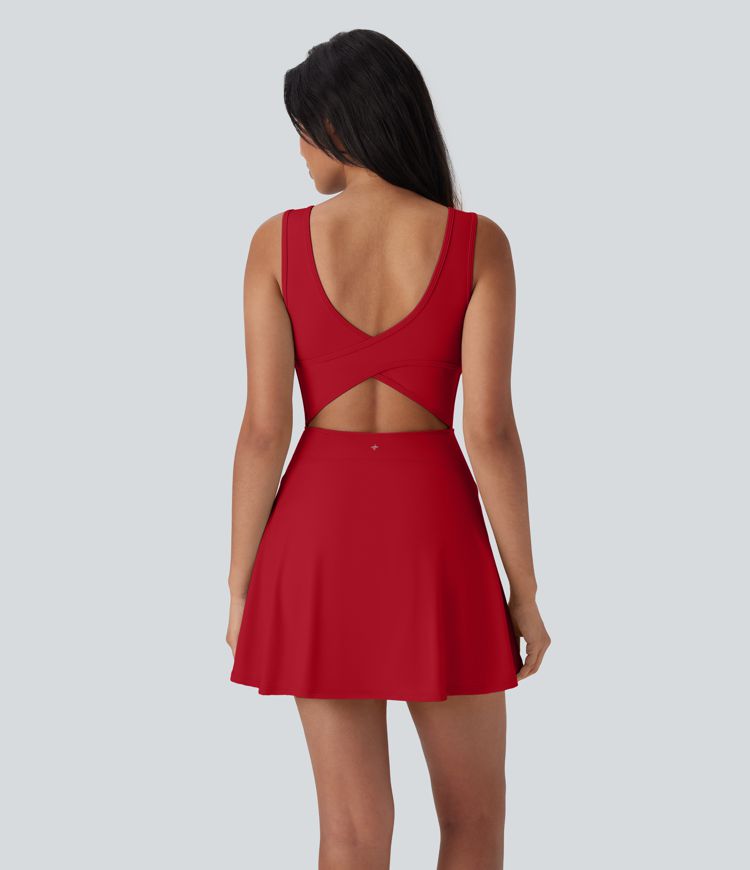 SoftlyZero™ Airy U Col 2-en-1 Mini Poche Cool Touch Robe Active de Danse-Facile Comme Tout