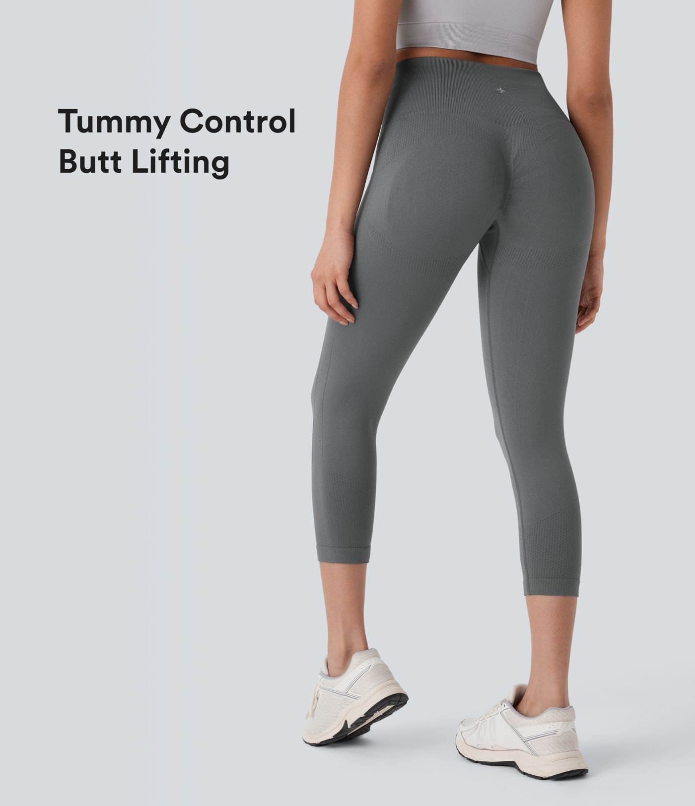OneForm - Capri-Yoga-Leggings mit hohem Bund, Bauchkontrolle und nahtlosem Flow - Po-Lifting