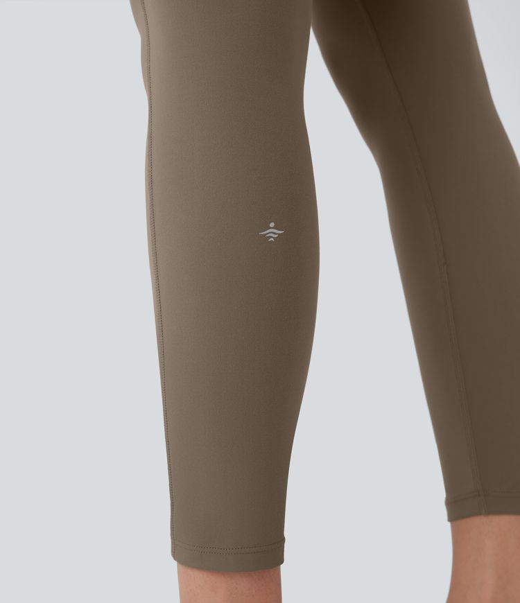 Halara UltraSculpt™ SoCinched Hohe Taille Bauchkontrolle Po-Lifting Geraffte Taschen Formende Yoga-Leggings