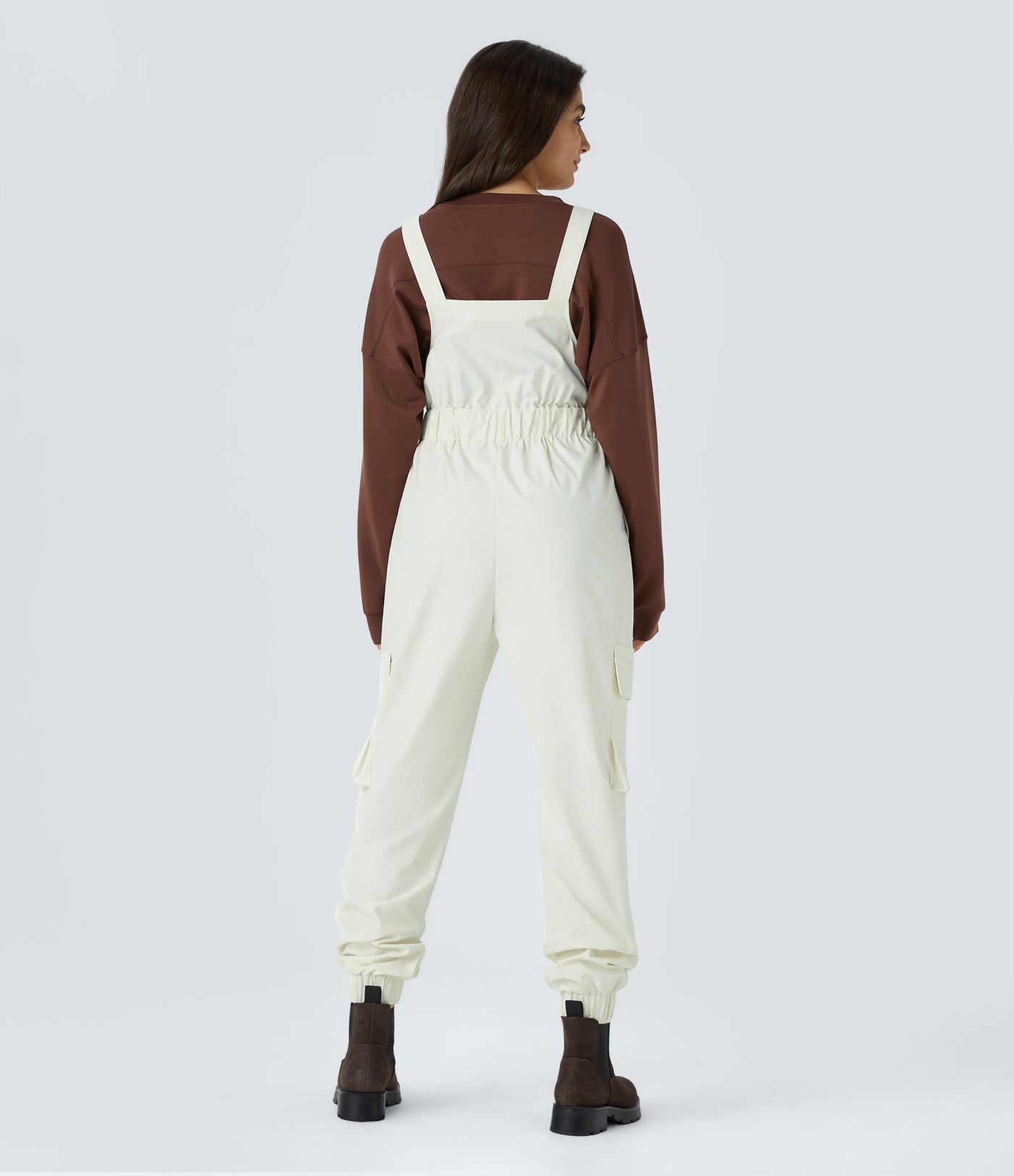 Mono cargo correr senderismo repelente agua resistente desgaste correa ajustable cordón múltiple bolsillo