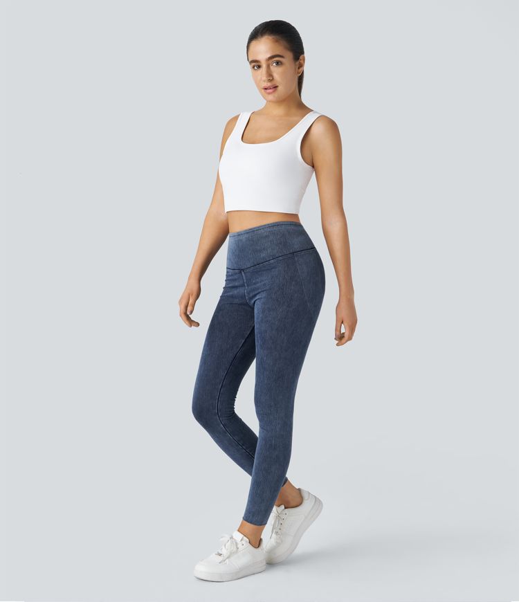 Halara Flex™ High Waisted Denim Casual Leggings