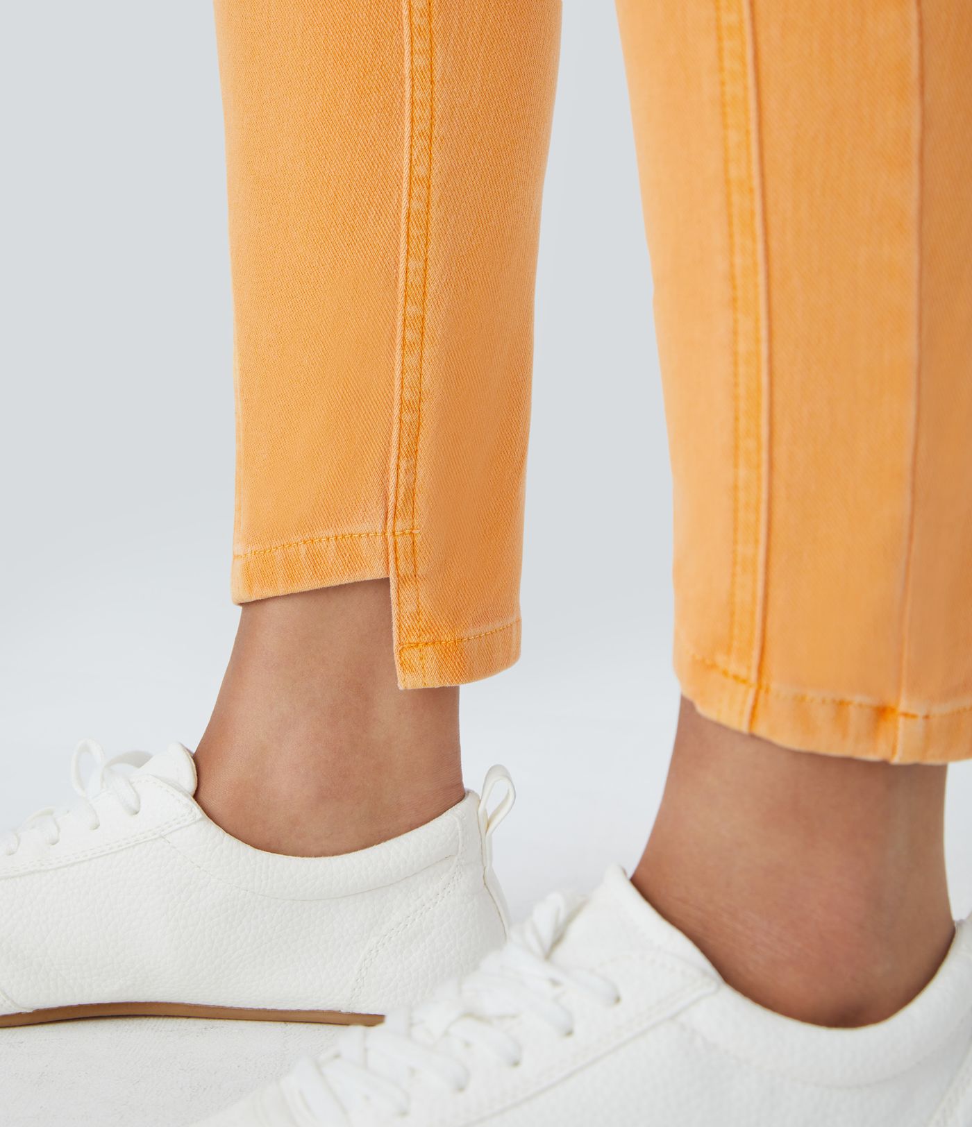 Halara Flex™ Mid Rise Zipper Pockets Colorful Casual Skinny Jeans