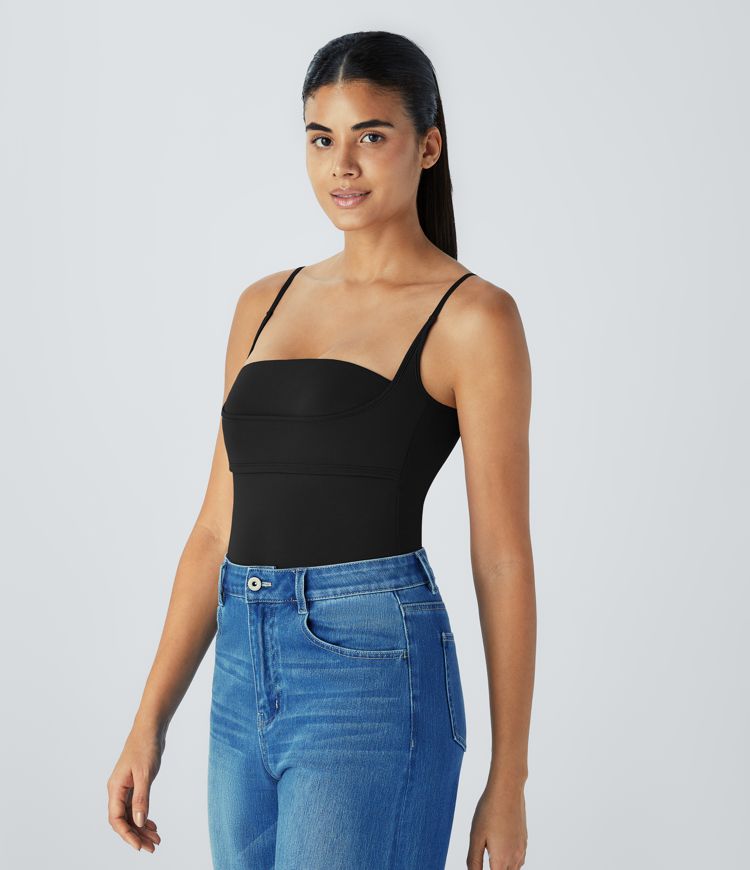 SoftlyZero™ Airy Cool Touch Casual Slip Bodysuit-UPF50+