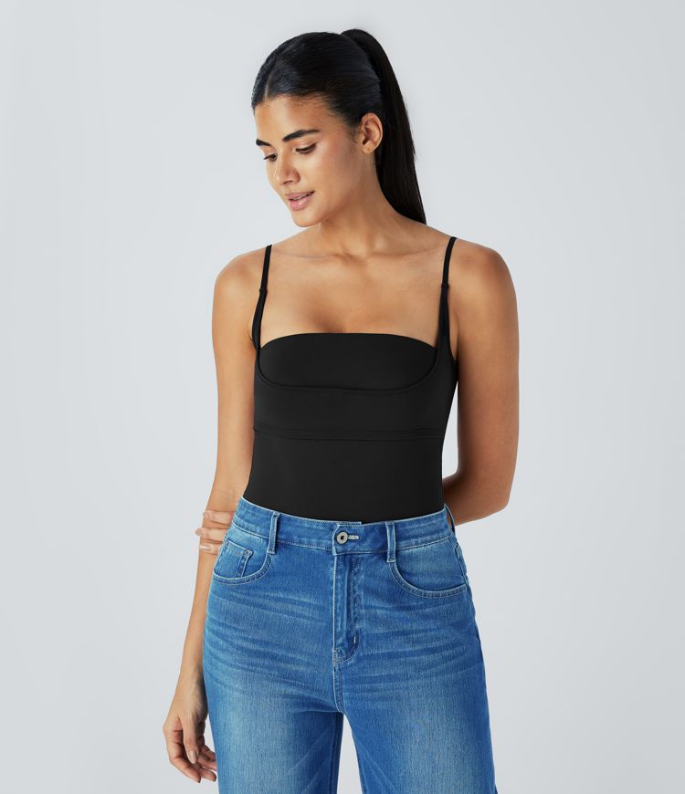 Softlyzero™ Airy Backless Cool Touch Casual Slip Bodysuit-UPF50+