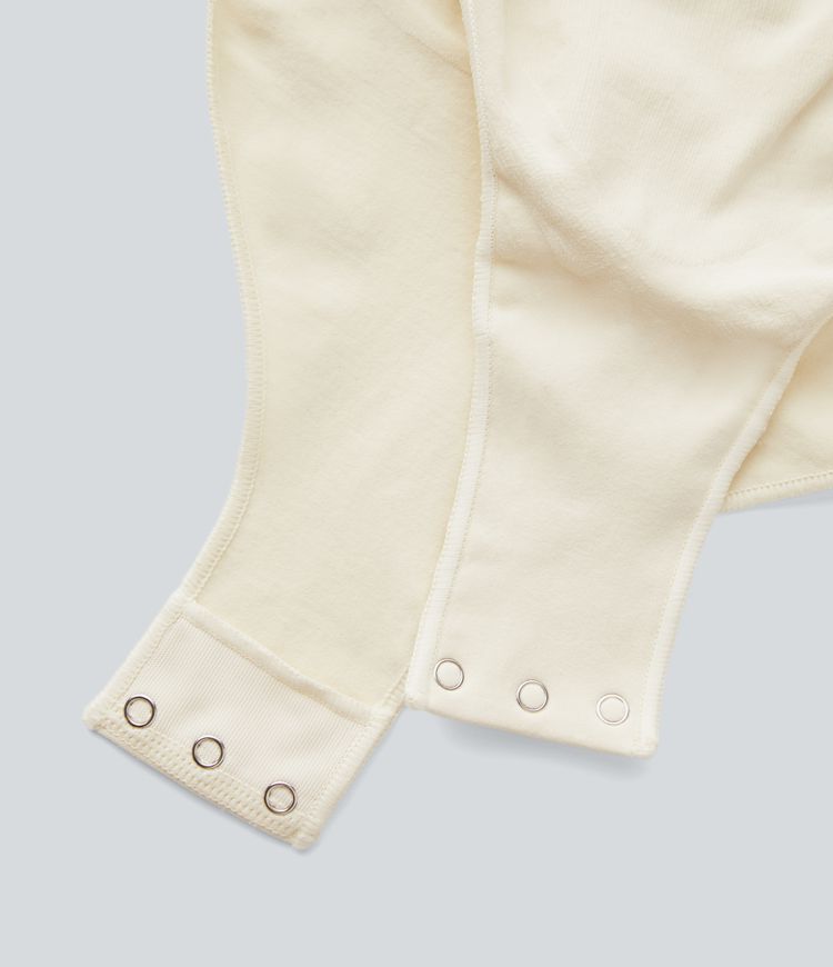 Seamless Flow Tummy Control Snap Closure Lounge Sculpting Shapewear Bodysuit