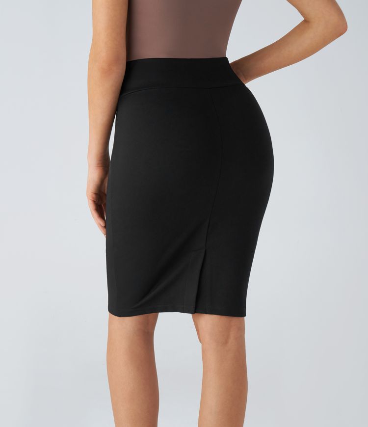 High Waisted Bodycon Work Pencil Skirt