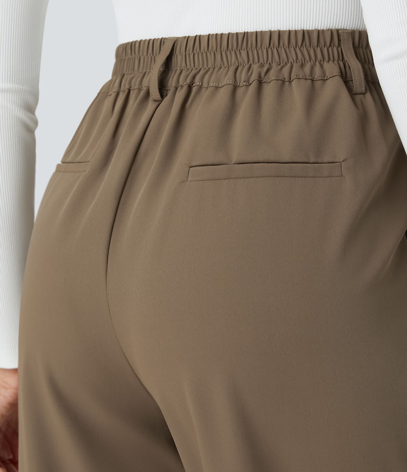 Halara Flex™ - Arbeits-Hose mit hohem Bund und Reißverschluss-Tasche