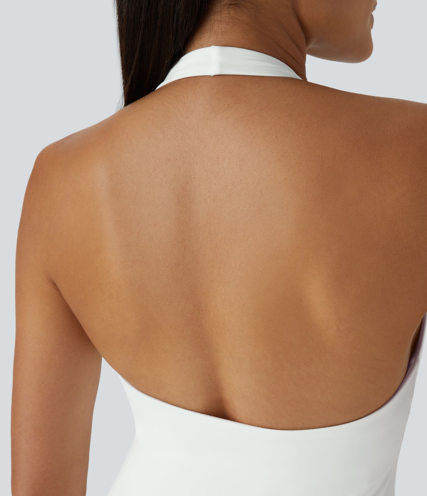 SoftlyZero™ Plush Halter 2-in-1 Pocket Mini Slip Active Dress