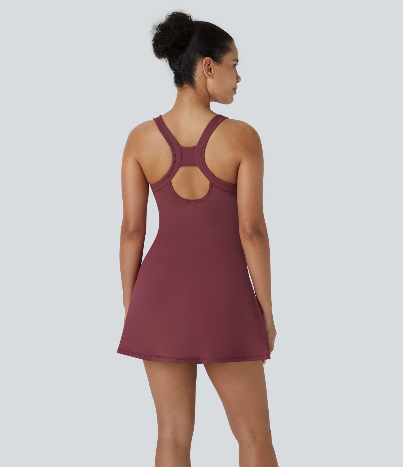 Vestido Activo de Tenis Mini SoftlyZero™ con Corte Aireado Racerback, Bolsillo 2 en 1 de Tacto Fresco - UPF50+