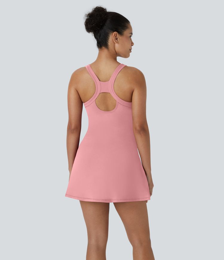  Everyday Softlyzero™ Airy Vestido tenis sin espalda abertura bolsillo lateral tacto fresco -Glee Air