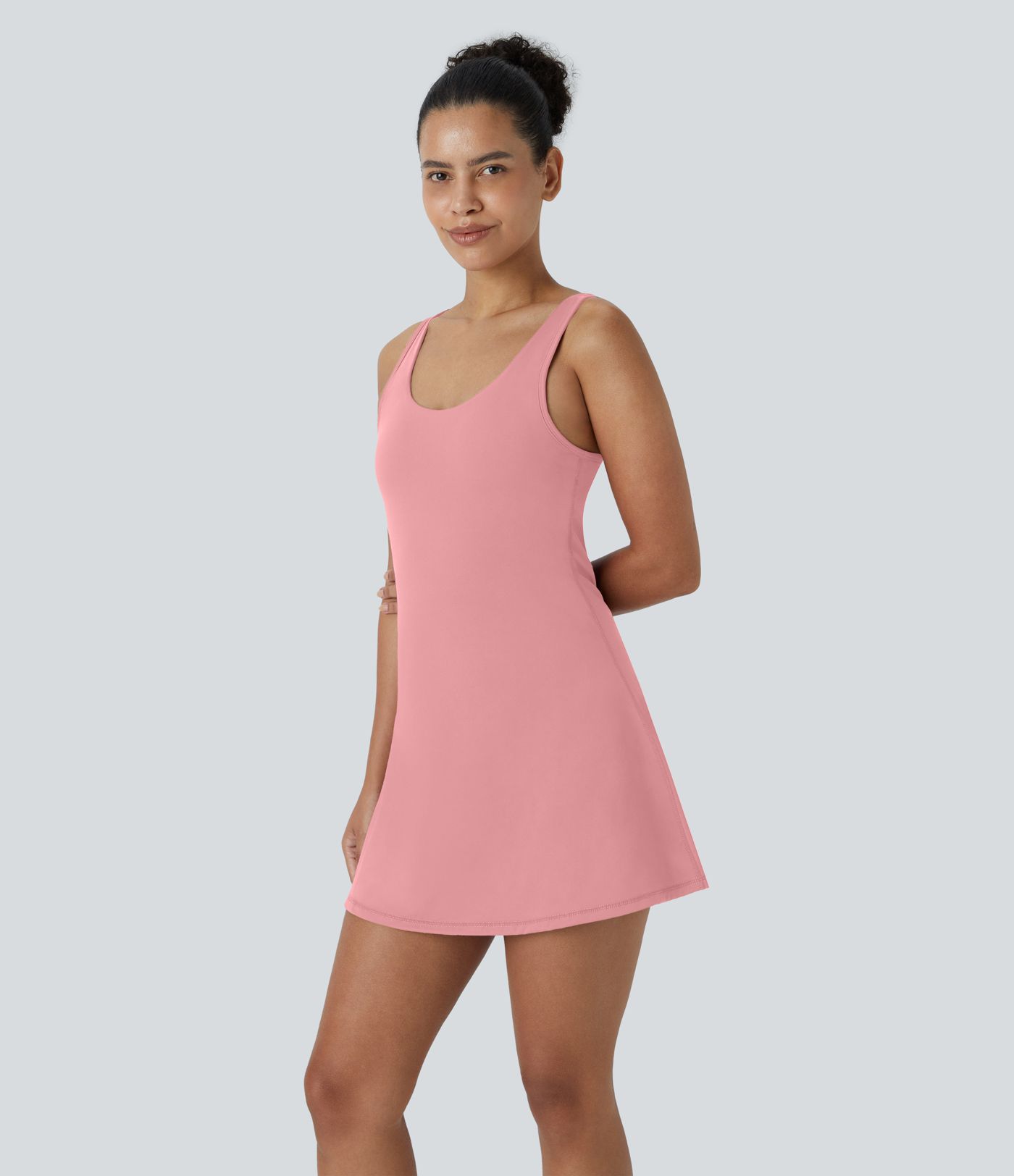  Everyday Softlyzero™ Airy Vestido tenis sin espalda abertura bolsillo lateral tacto fresco -Glee Air