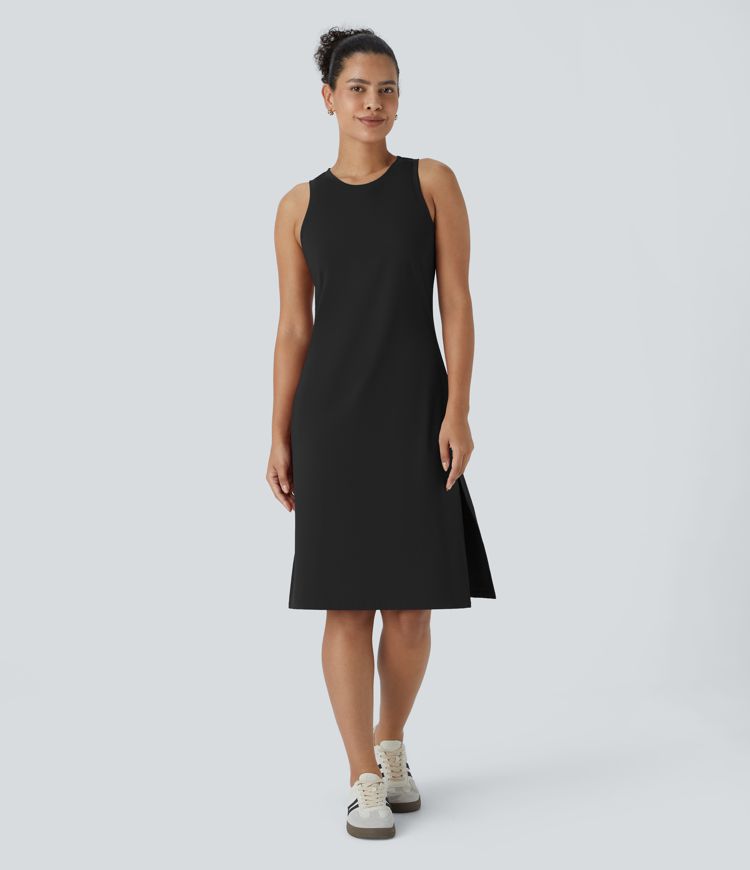 SoftlyZero™ Airy Sleeveless Cool Touch Midi Casual Dress-UPF50+