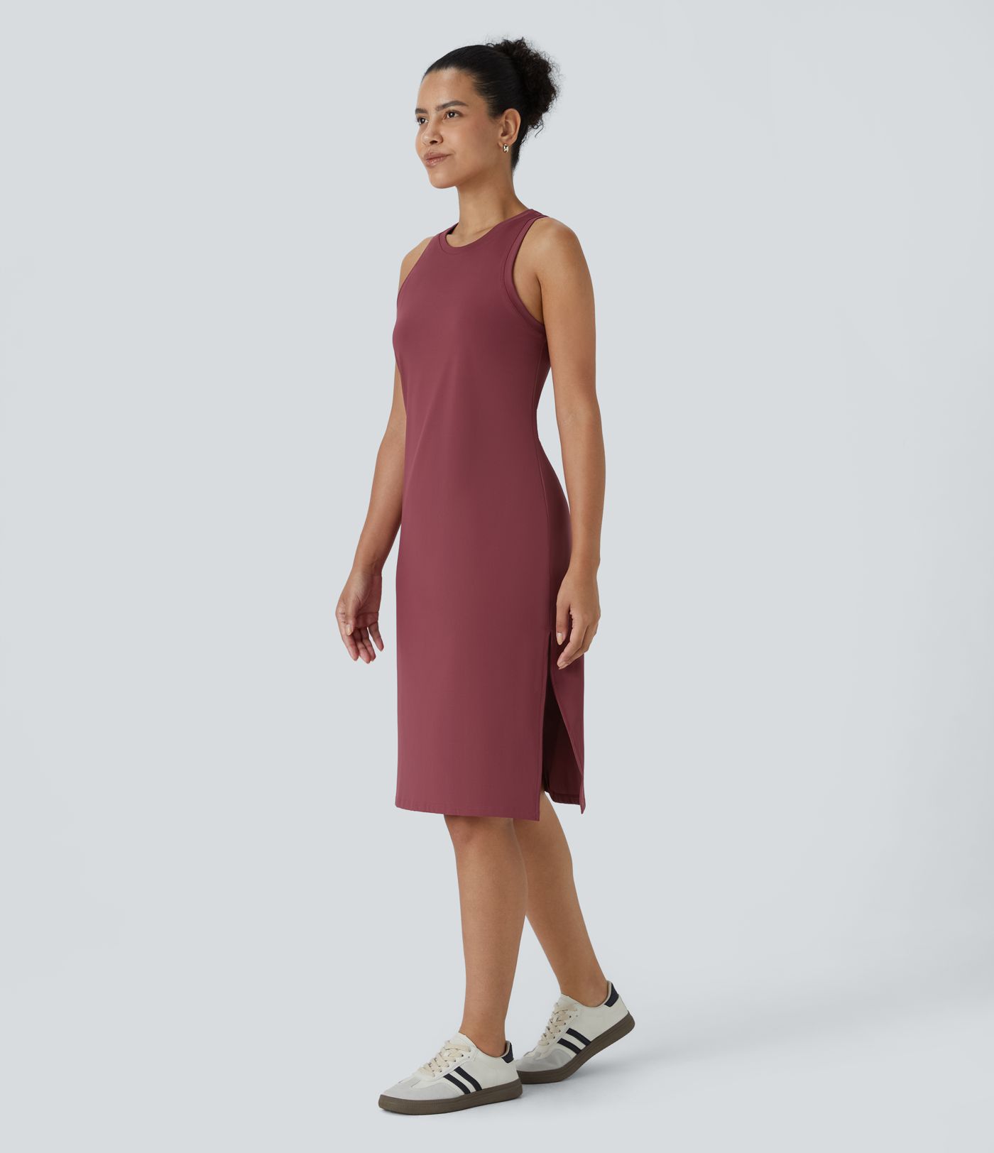 Softlyzero™ Airy Sleeveless Split  Midi Casual Dress-UPF50+