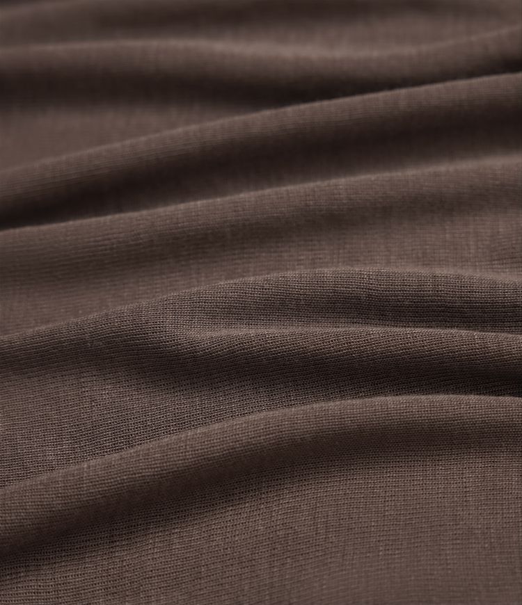 High Neck Long Sleeve Casual Wool-Blend Top