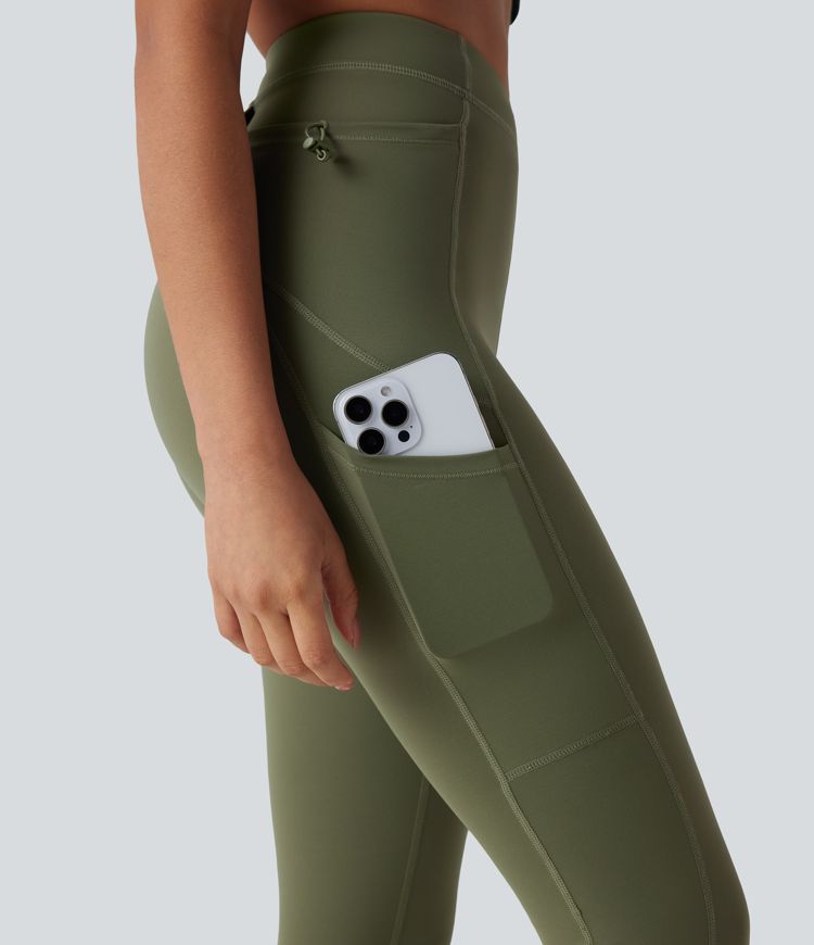 SpeedWave™ High Waisted Loop Quick Dry Hiking Leggings with Pockets