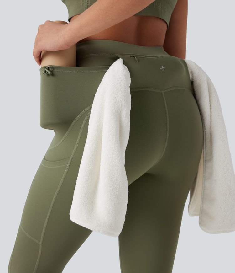 SpeedWave™ High Waisted Loop Quick Dry Hiking Leggings with Pockets