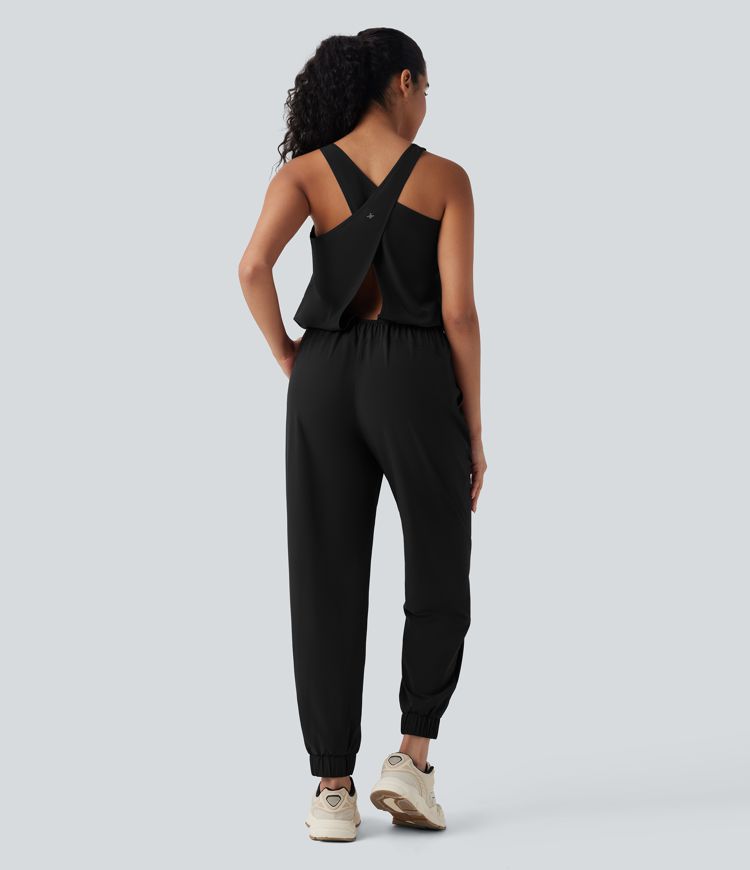 Combinaison workout Breezeful™ sans manches séchage rapide avec poches