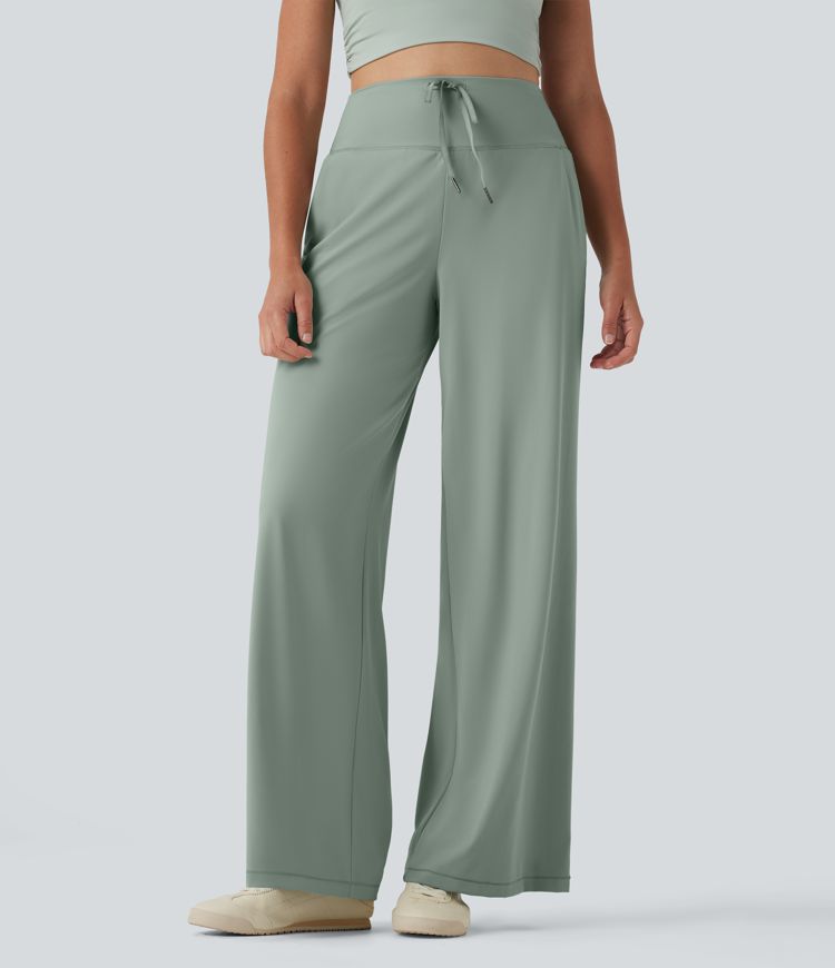 Halara UltraSculpt™ High Waisted Drawstring Yoga Pants with Pockets