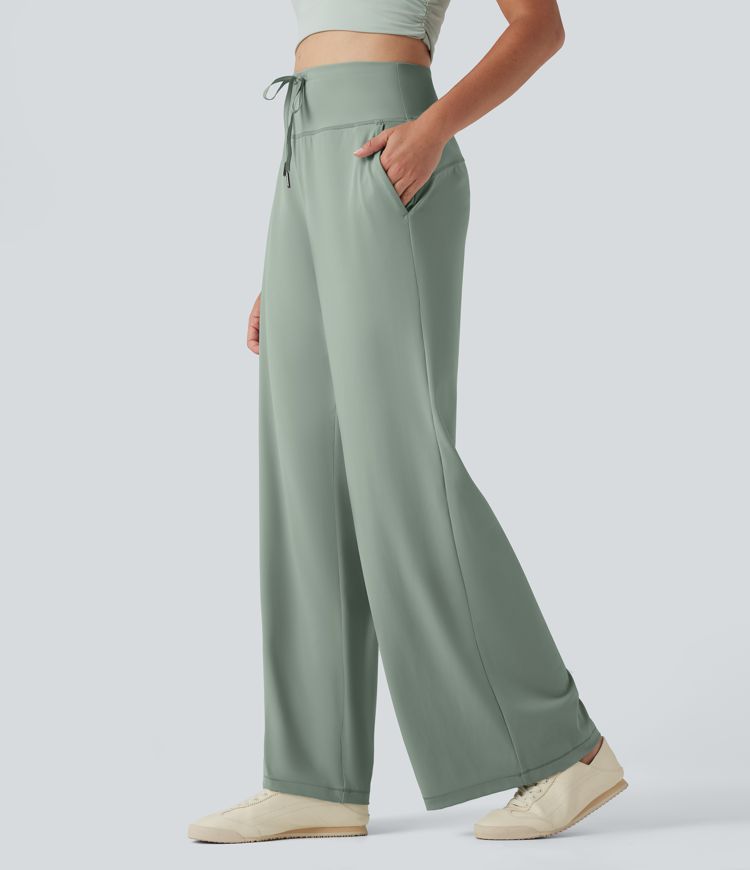 Halara UltraSculpt™ High Waisted Drawstring Yoga Pants with Pockets