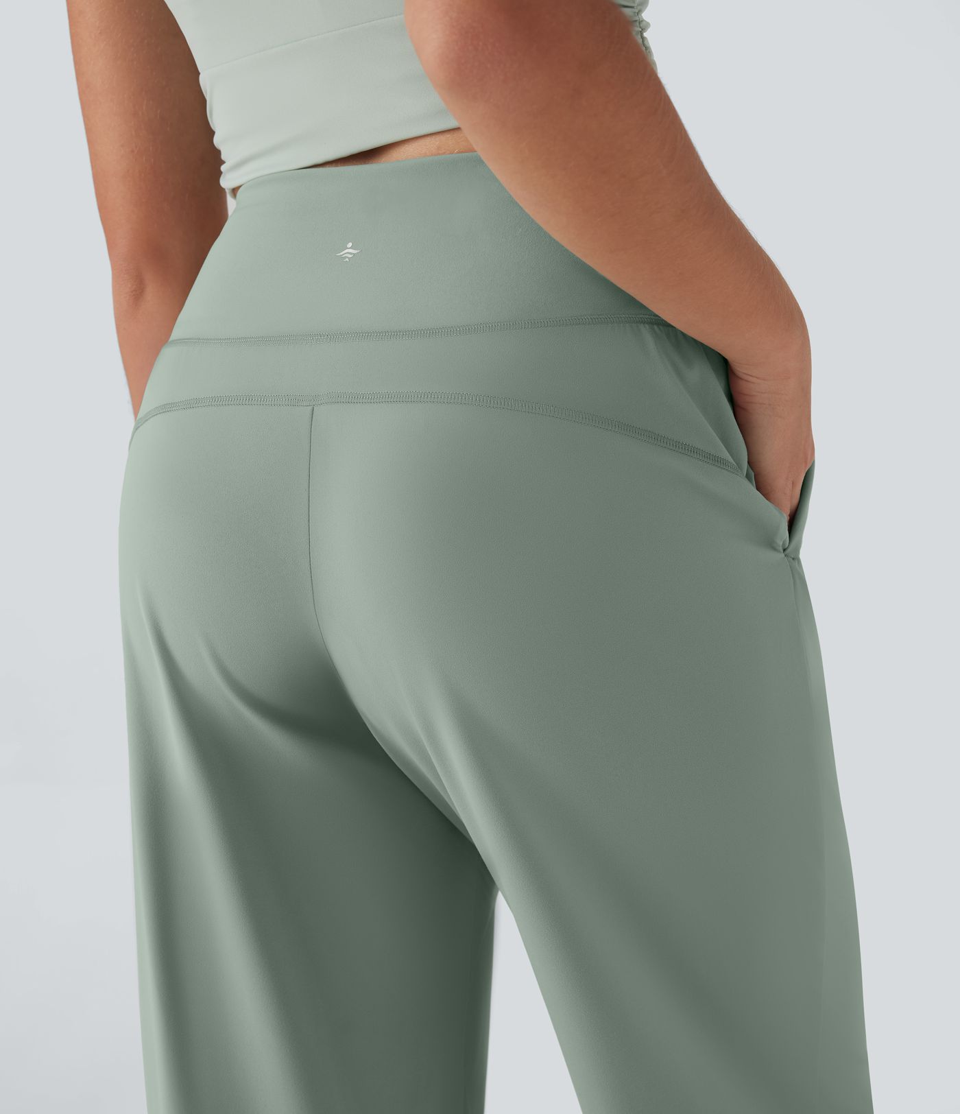 Pantalones de yoga Halara UltraSculpt™ de tiro alto con cordón y bolsillos