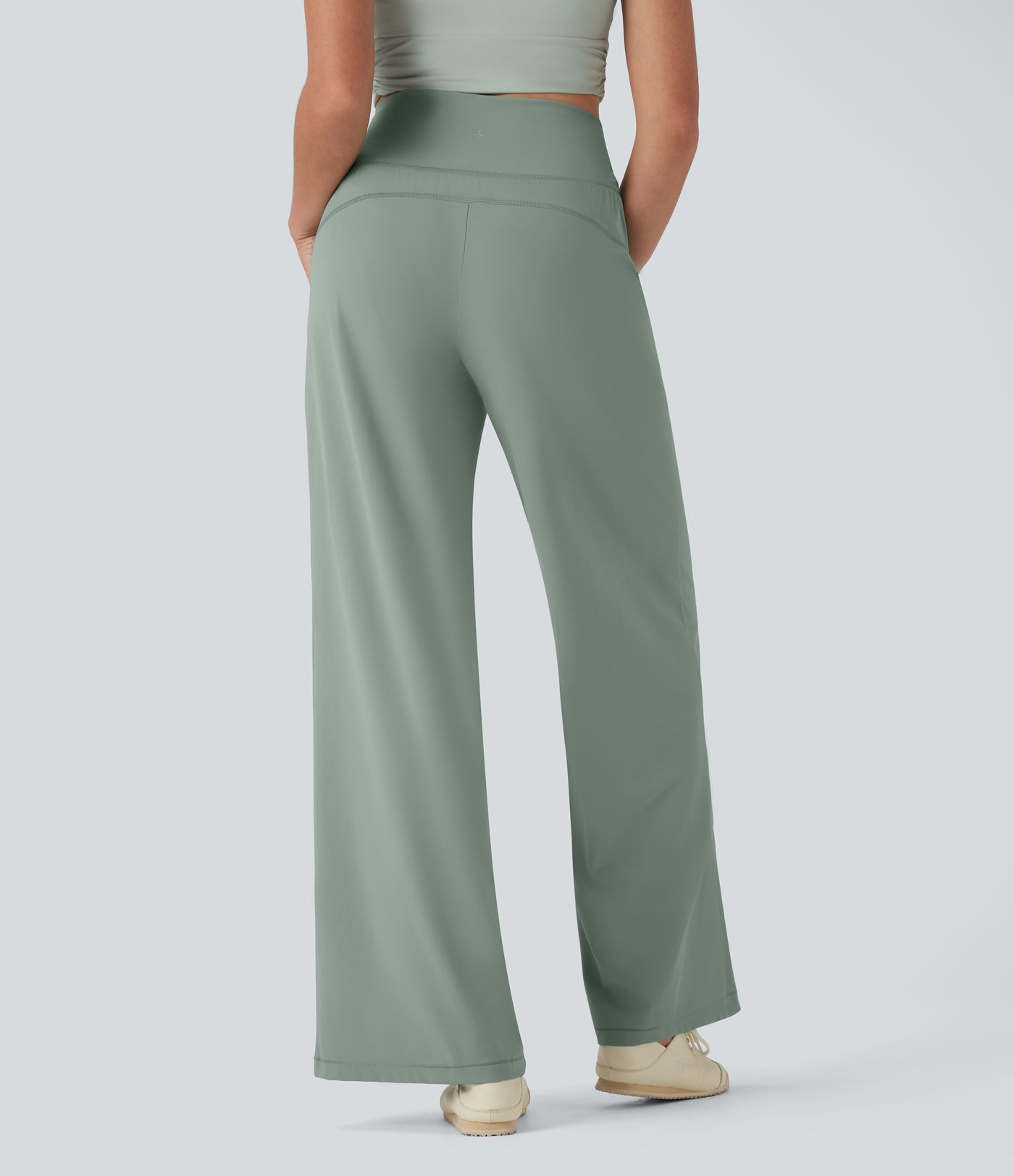 Pantalones de yoga Halara UltraSculpt™ de tiro alto con cordón y bolsillos