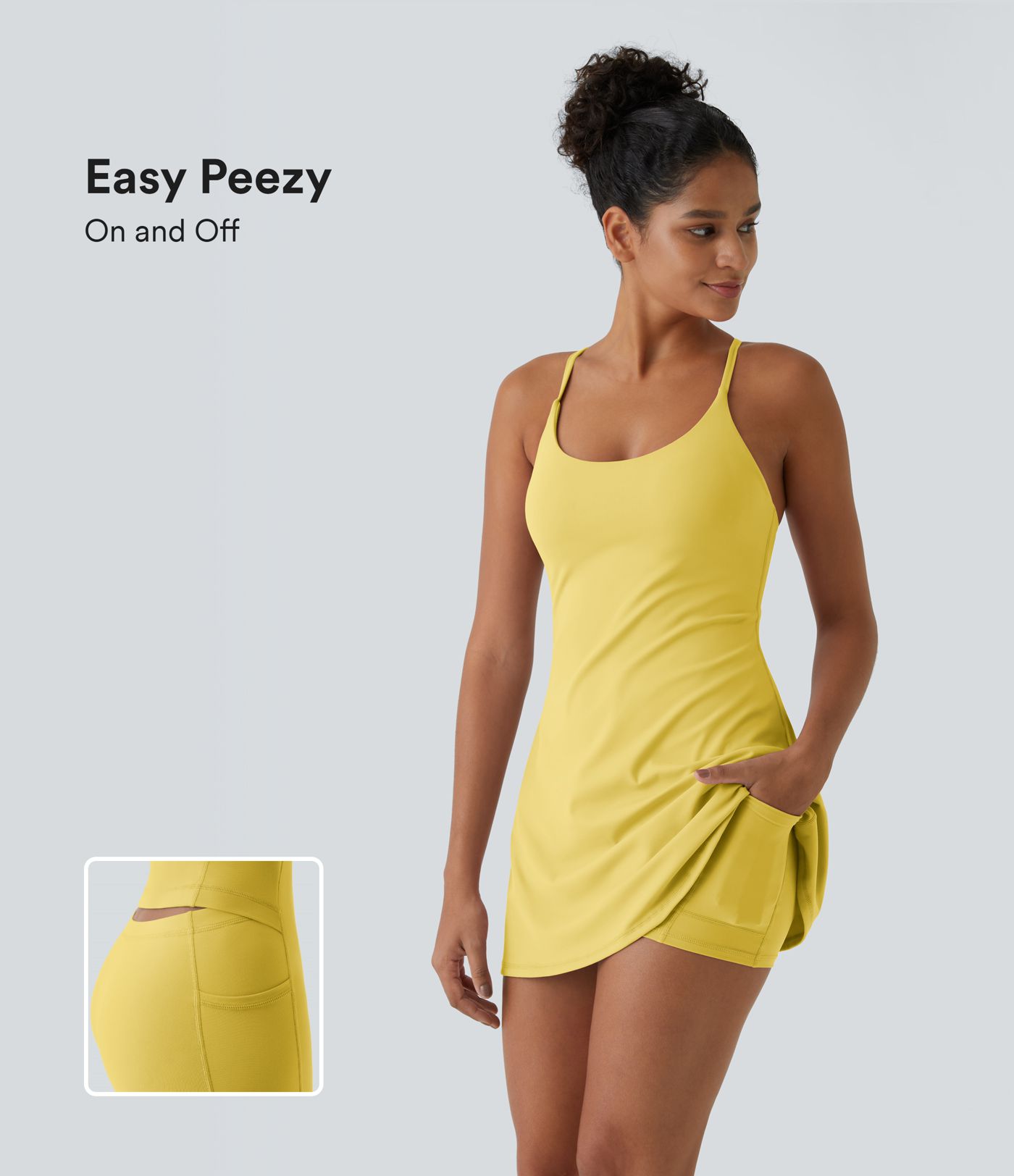 SoftlyZero™ Plush Backless Active Dress-Easy Peezy Edition