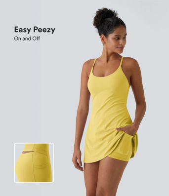 SoftlyZero™ Plush Backless Active Dress-Easy Peezy Edition