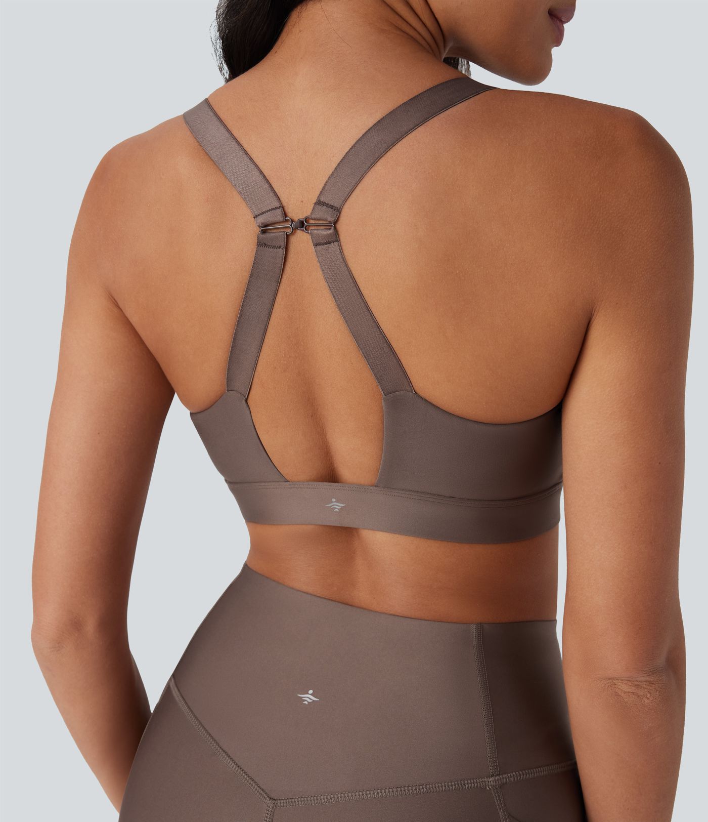 Medium Support Sheen Running Sports Bra A-C Cups