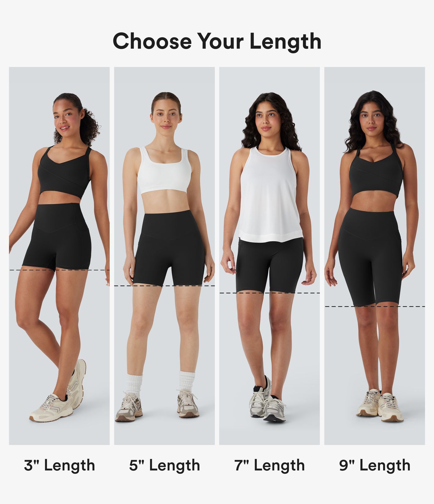 Halara UltraSculpt™ High Waisted Butt Lifting Tummy Control Shaping Training Biker Shorts 9'' with Pockets