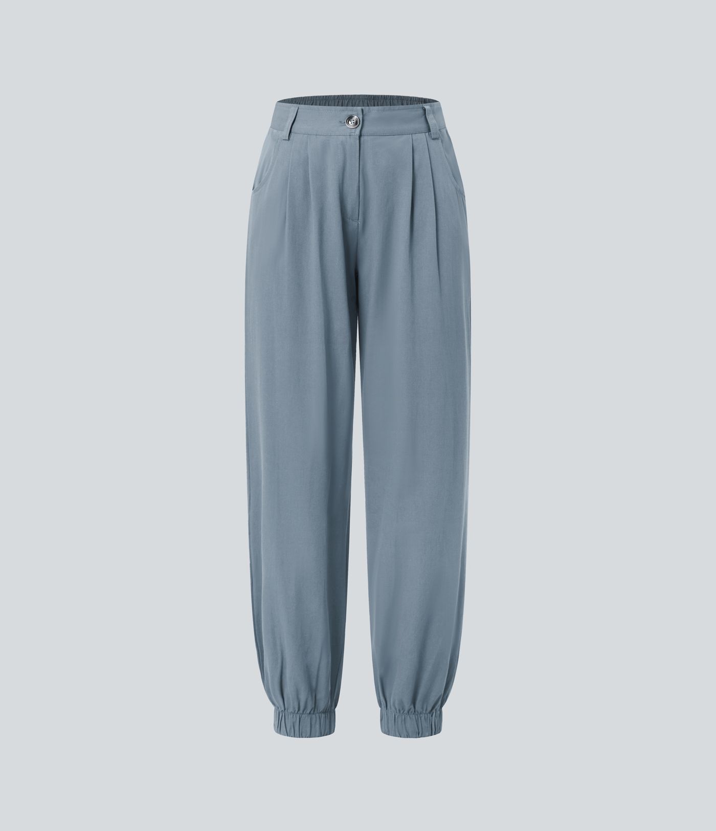 Mid Rise Casual Cotton Joggers with Pockets