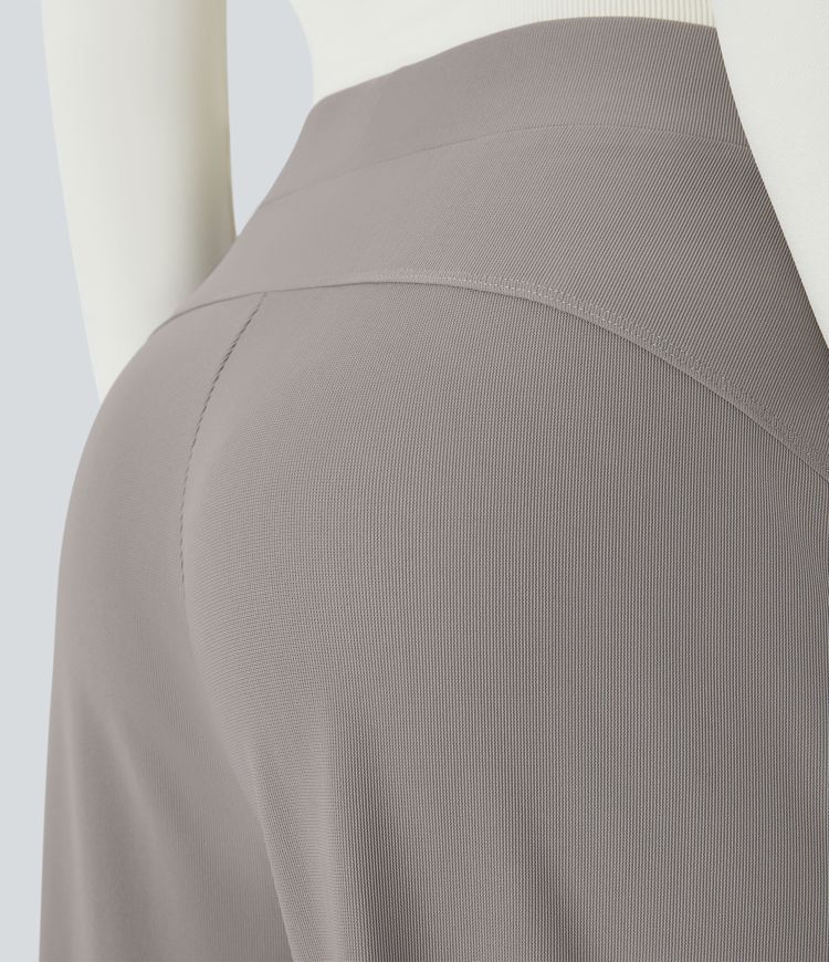 Halara Flex™ High Waisted Body Sculpt Waist-Slimming Pocket Wide Leg Micro Waffle Work Pants