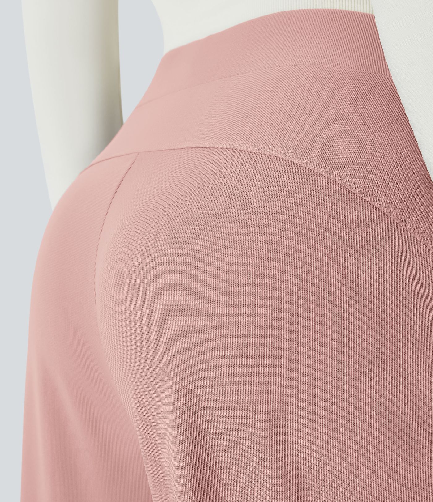 Halara Flex™ Figurformende Stoffhose aus Micro-Waffel-Stoff mit hohem Bund, weitem Bein, Seitentasche, Energiehose