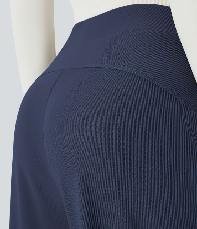 Halara Flex™ High Waisted Body Sculpt Waist-Slimming Pocket Wide Leg Micro Waffle Work Pants