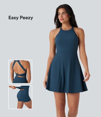 SoftlyZero™ Airy Cool Touch Dance Active Dress-Easy Peezy