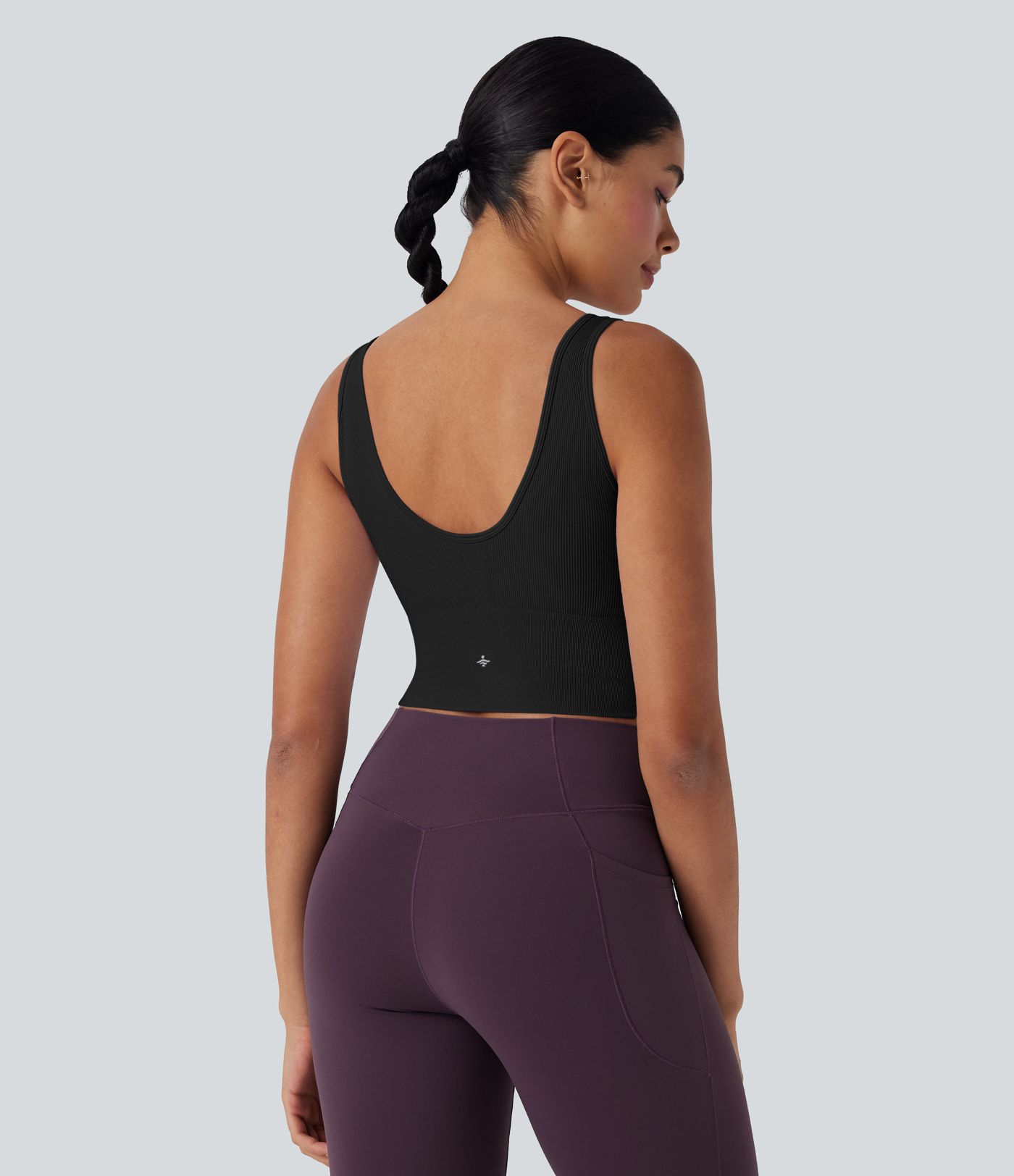 OneForm Seamless Flow Cropped Yoga Tank Top