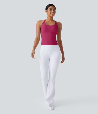 SoftlyZero™ Plush Cut Out Yoga Tank Top A-C Cups