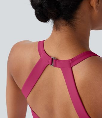 SoftlyZero™ Plush Cut Out Yoga Tank Top A-C Cups