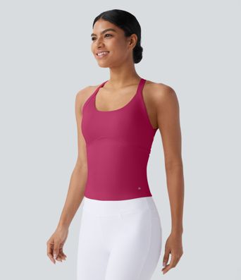 SoftlyZero™ Plush Cut Out Yoga Tank Top A-C Cups