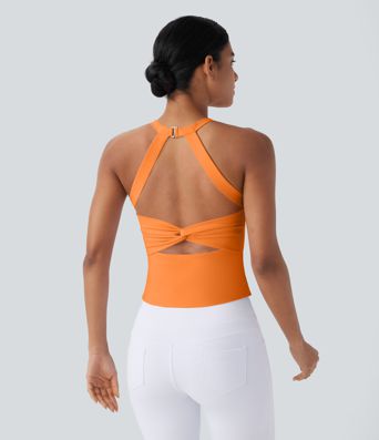 SoftlyZero™ Plüsch-Ausschnitt Yoga Tank Top A-C Cups