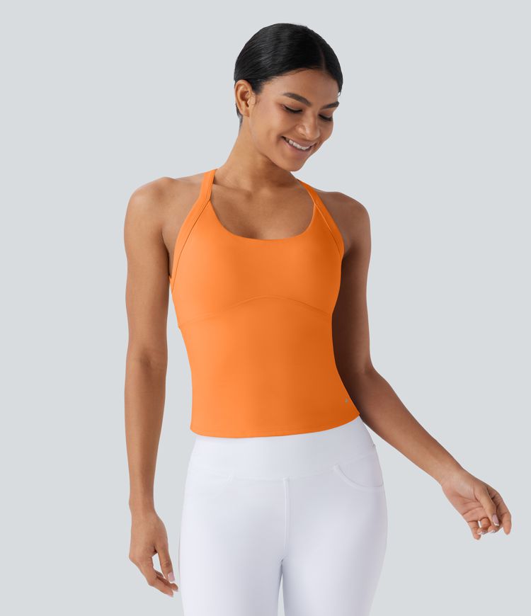 SoftlyZero™ Plüsch-Ausschnitt Yoga Tank Top A-C Cups