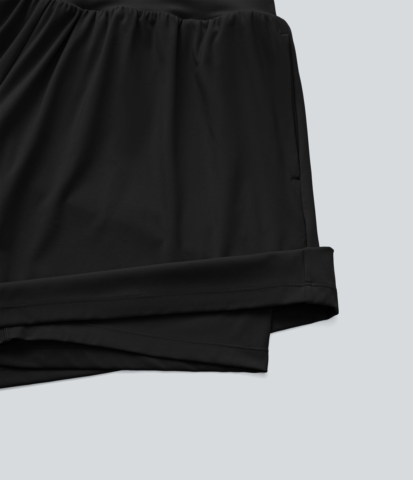 Softlyzero™ Airy Super High Waisted 2-in-1 Cool Touch Yoga Plus Size Shorts 7" with Pockets