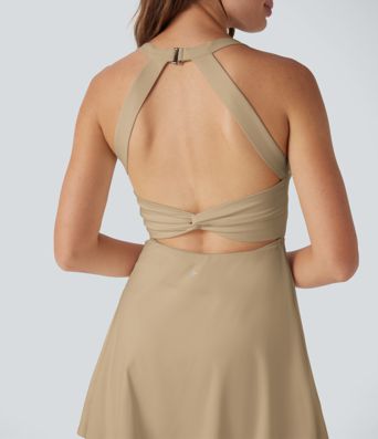 SoftlyZero™ Airy Molded Cups Cool Touch Dance Active Dress-Easy Peezy Edition