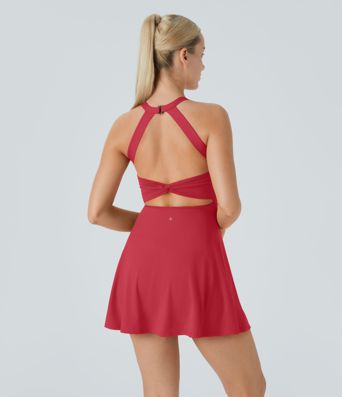 Robe active dos nu torsadée