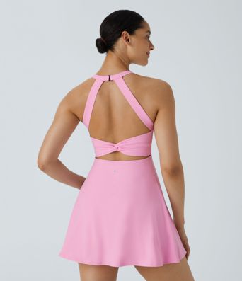 Backless Twisted Active Dress