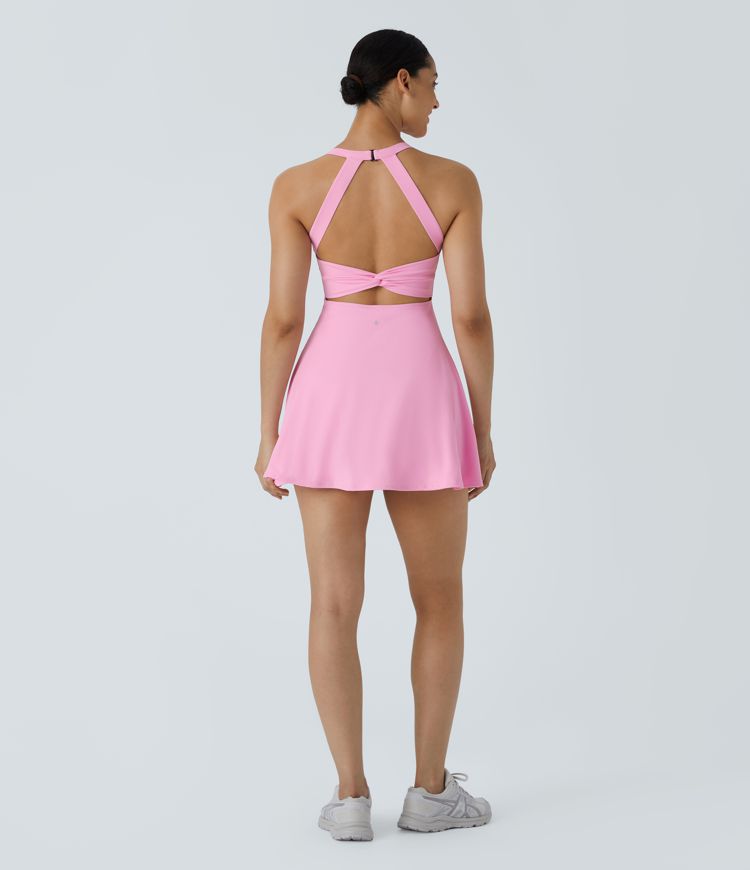 Backless Twisted Active Dress