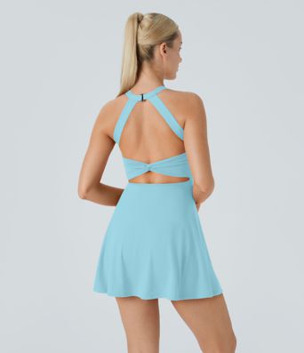 Backless Twisted Active Dress