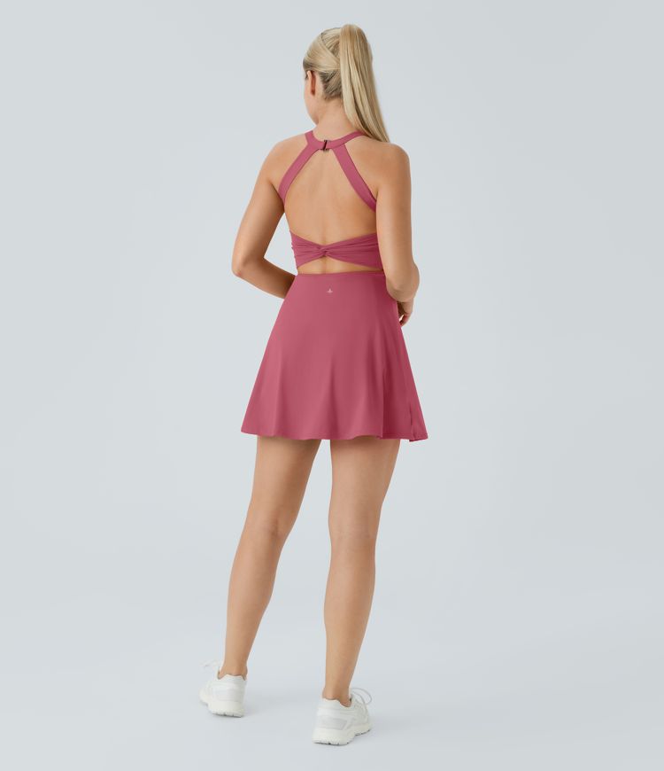 Backless Twisted Active Dress
