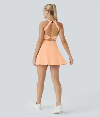 SoftlyZero™ Airy Backless Twisted Cool Touch Dance Active Dress-Easy Peezy Edition