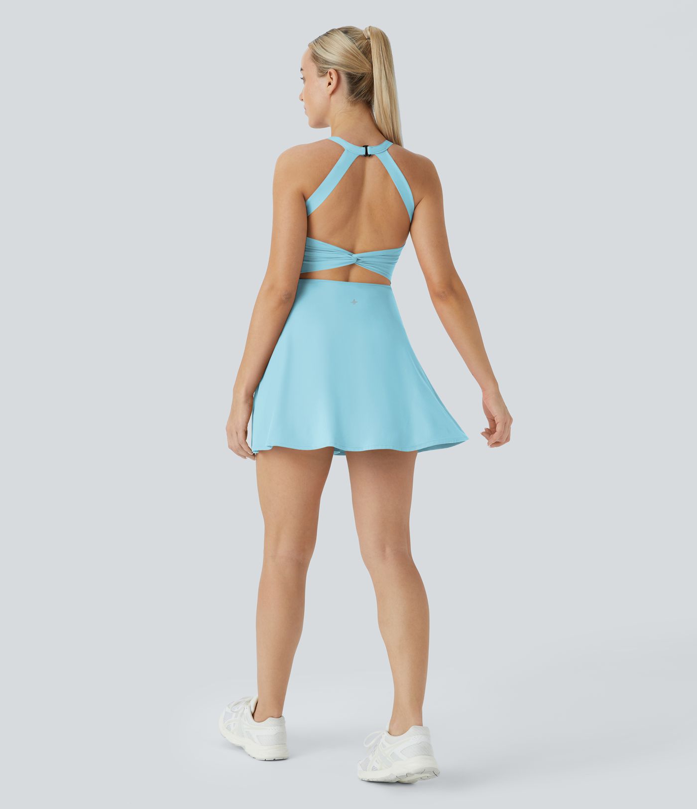 SoftlyZero™ Airy Backless Twisted Cool Touch Dance Active Dress-Easy Peezy Edition